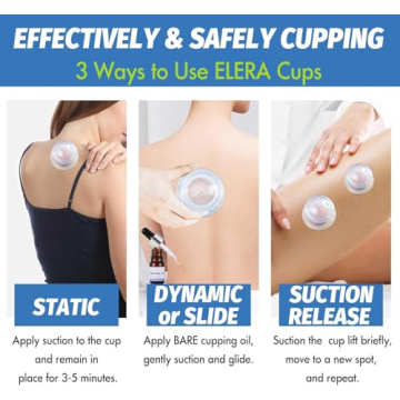 ELERA Silicone Cupping Set for Therapy and Wellness