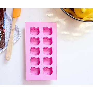 Hello Kitty Ice Cube Tray for Fun Drinks & Treats