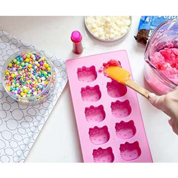 Hello Kitty Ice Cube Tray for Fun Drinks & Treats