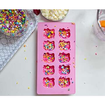 Hello Kitty Ice Cube Tray for Fun Drinks & Treats