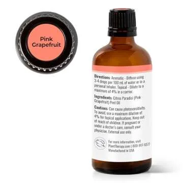 Plant Therapy Pink Grapefruit Essential Oil 100 mL (3.3 oz) 100% Pure, Undiluted, Natural Aromatherapy, Therapeutic Grade