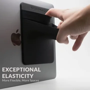 Afterplug 2-Pocket Adhesive Pouch for Laptop Accessories