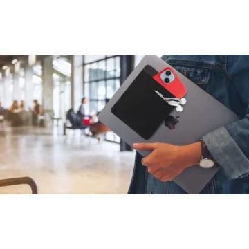 Afterplug 2-Pocket Adhesive Pouch for Laptop Accessories