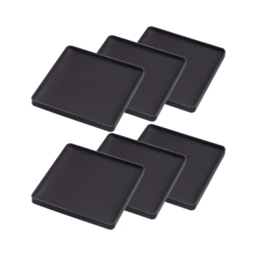 Yamazaki Home Tower Modern Table Drink Coasters Set of 6 - Stylish and Durable