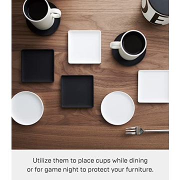 Yamazaki Home Tower Modern Silicone Drink Coasters