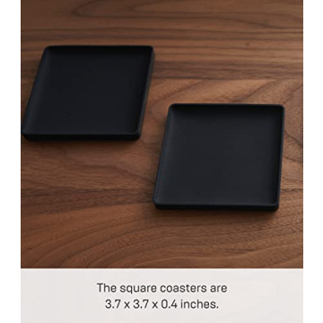 Yamazaki Home Tower Modern Silicone Drink Coasters