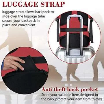 MATEIN Laptop Backpack for Women - Functional & Stylish