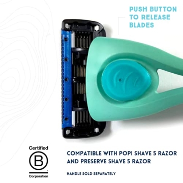 Preserve 5 Blade Razor Replacement Cartridges - Eco-Friendly