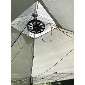 Amtrak Solar 12" Fan - Efficient Cooling for Attics & More