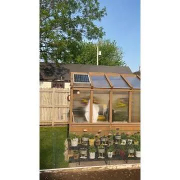 Amtrak Solar 12" Fan - Efficient Cooling for Attics & More