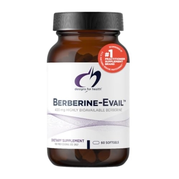 Designs for Health Berberine Evail - Enhanced Absorption Berberine Supplement for Metabolism & Healt...