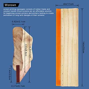 Worown Silk Screen Printing Frame Kit for Creatives