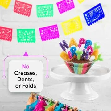 Vibrant MexFabricSupplies Papel Picado Banners for Parties