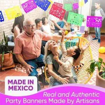 Vibrant MexFabricSupplies Papel Picado Banners for Parties