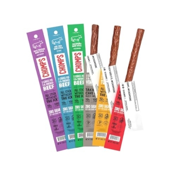 Chomps Variety Trial Pack - Healthy Protein Snack Sticks