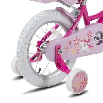 JOYSTAR Unicorn 14 Inch Kids Bike for Girls 3-5