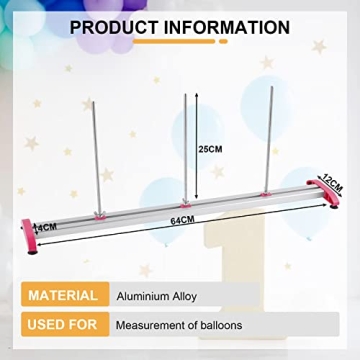 Durable Balloon Sizer Ruler for Decorative Perfection
