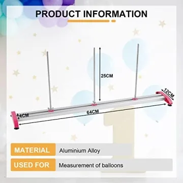 Durable Balloon Sizer Ruler for Decorative Perfection