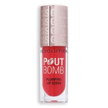 Revolution Beauty Pout Bomb Plumping Lip Gloss with Hyaluronic Acid & Peptides, Vegan & Cruelty-Free...