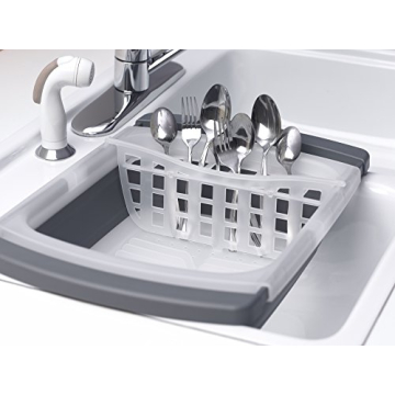 PrepWorks Collapsible Over-The-Sink Dish Drainer for Any Sink