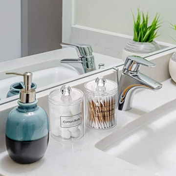 Acrylic Qtip Holder Dispenser - Stylish and Functional Storage Solution