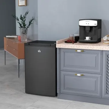 HOMCOM 3.0 Cu Ft Upright Freezer Compact Energy-Saving Quiet