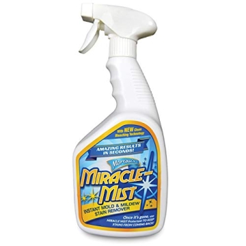MiracleMist MMIC-4 Instant Mold and Mildew Stain Remover - Powerful 32-Ounce Spray
