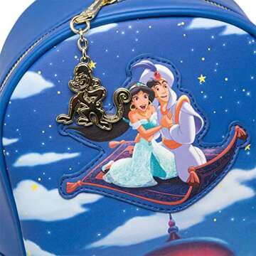 Loungefly Disney Glow in the Dark Aladdin Backpack