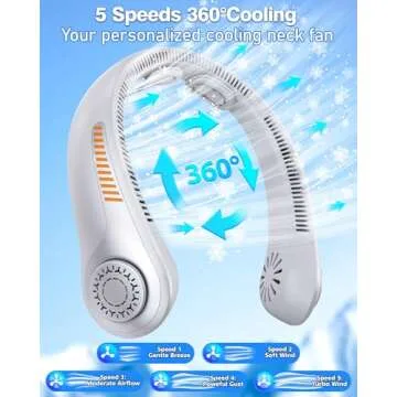 Stay Cool with the EYERZ Portable Neck Fan