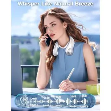 Stay Cool with the EYERZ Portable Neck Fan