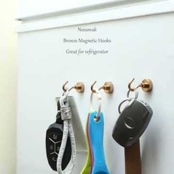 Neosmuk 30lb+ Magnetic Hooks for Heavy Duty Organization