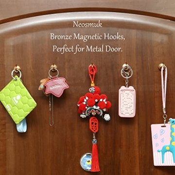 Neosmuk 30lb+ Magnetic Hooks for Heavy Duty Organization