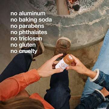 Hume Supernatural Aluminum Free Deodorant for Women & Men - Safe for Sensitive Skin - Probiotic, Plant-Based, Baking Soda Free, Aloe, & Cactus Flower, Anti Sweat, Stain & Odor - Out West, 1-Pack