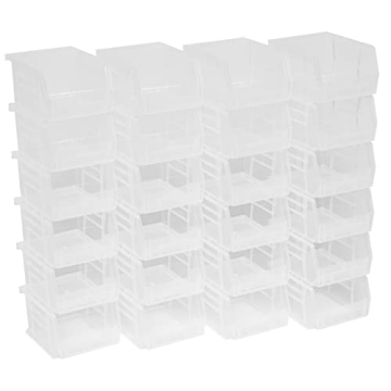 Akro-Mils Space-Saving Stackable Storage Bins for Organization
