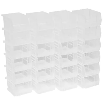 Akro-Mils Space-Saving Stackable Storage Bins for Organization