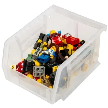 Akro-Mils Space-Saving Stackable Storage Bins for Organization