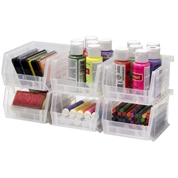 Akro-Mils Space-Saving Stackable Storage Bins for Organization