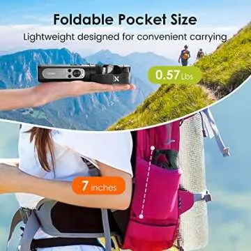 3-Axis Smartphone Gimbal - Lightweight, Foldable, & Versatile