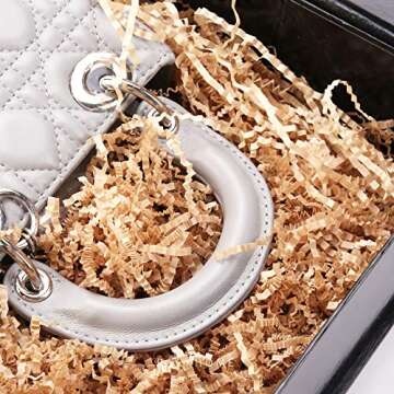 PACKHOME 2 Large Gift Boxes with Lids, Sturdy Collapsible Gift Boxes, Glossy Black, Grass Texture, 13.9 x 9 x 4.4 Inches, Multiple Occasions