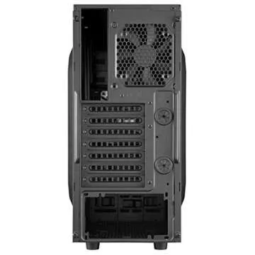 Corsair CC-9011051-WWCORSAIR Carbide SPEC-02 Mid-Tower Gaming Case, Red LED Fan