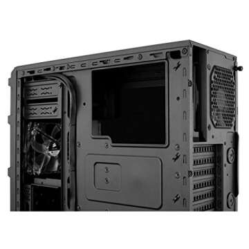 Corsair CC-9011051-WWCORSAIR Carbide SPEC-02 Mid-Tower Gaming Case, Red LED Fan