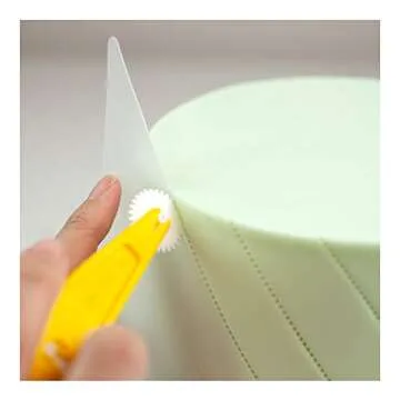 Lacupella Flexsi Cake Fondant Smoother Shaper - Set of Four Pieces - Designer Essential Versatile Tool To Model, Shape, Smoothen and Finish Sugar Fondant Cake