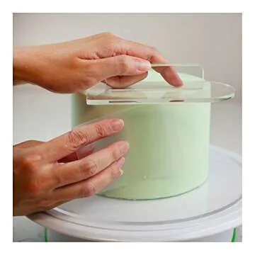 Lacupella Flexsi Cake Fondant Smoother Shaper - Set of Four Pieces - Designer Essential Versatile Tool To Model, Shape, Smoothen and Finish Sugar Fondant Cake