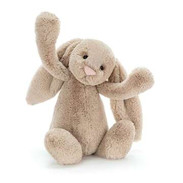 Jellycat Bashful Beige Bunny Stuffed Animal, Large 14 inches - Rabbit and Bunny Plush Toy - Classic Children's Gift