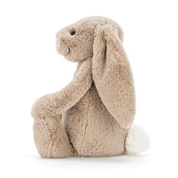 Jellycat Bashful Beige Bunny Stuffed Animal, Large 14 inches - Rabbit and Bunny Plush Toy - Classic Children's Gift