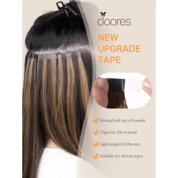 DOORES 20 Inch Remy Hair Extensions - Seamless Tape In