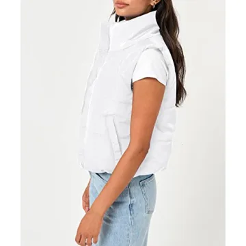 Trendy Queen Puffer Vest for Women - Stylish and Warm