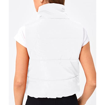 Trendy Queen Puffer Vest for Women - Stylish and Warm