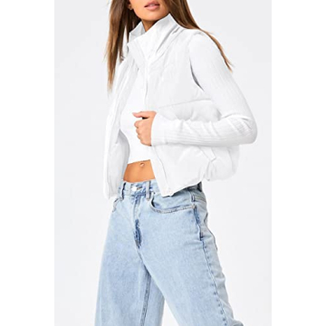 Trendy Queen Puffer Vest for Women - Stylish and Warm