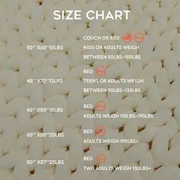 YnM Weighted Blanket Handknit Design for Cozy Comfort